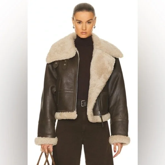 NWT Citizens Of Humanity Liv Shearling JacketLarge